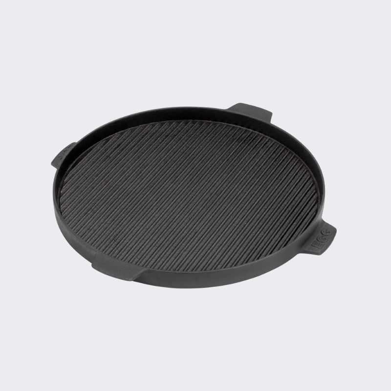 Plancha ronde en fonte réversible