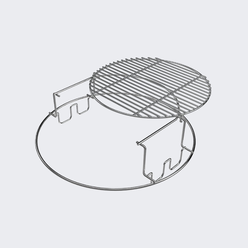 Rack multiniveaux avec grille ronde