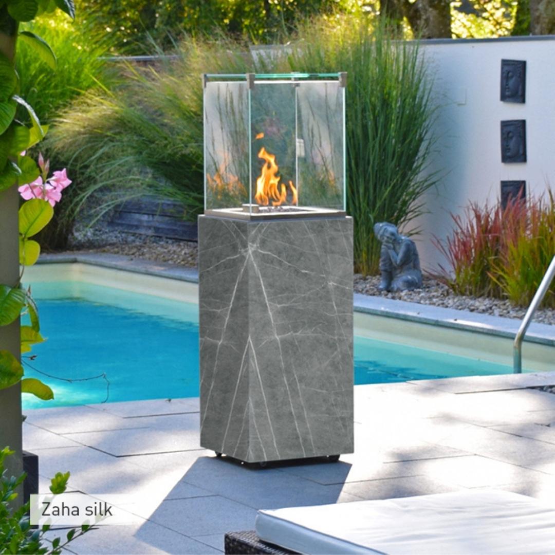 CHEMINÉE EXTÉRIEURE AU GAZ : NEOCUBE-O