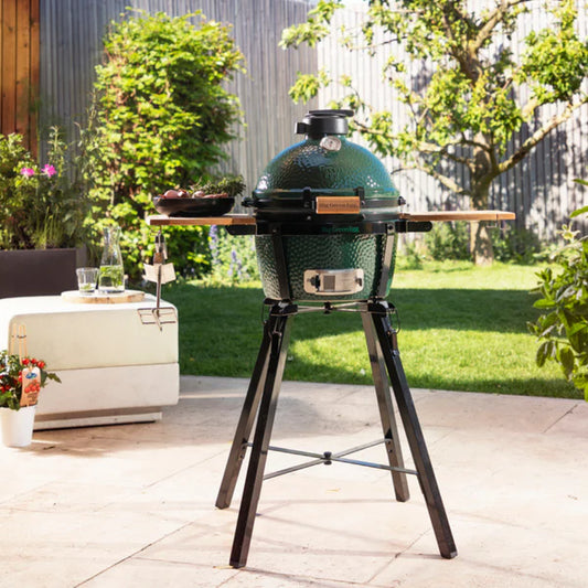 Promotion 2026 ! Big Green Egg MiniMax avec berceau à poignées, convEGGtor et trépied surélévateur